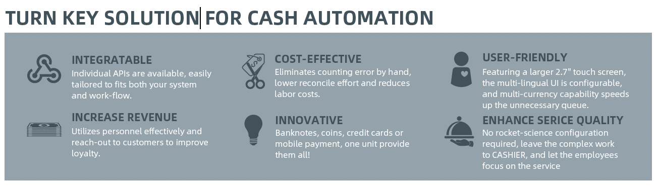 GTS Cashier 2.0 Smart Payment Kiosk